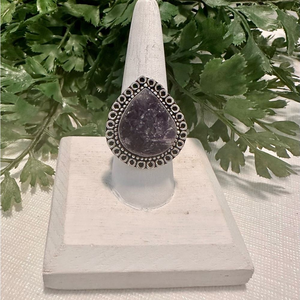 Amethyst Stone Ring - image 3